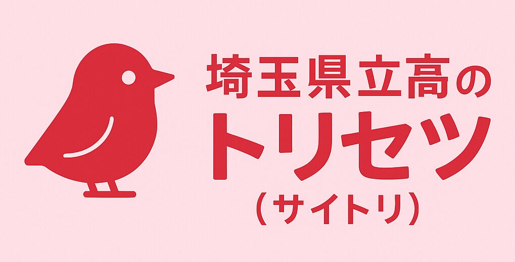 埼玉県立高のトリセツ